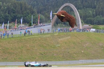World © Octane Photographic Ltd. Mercedes AMG Petronas F1 W06 Hybrid – Lewis Hamilton. Saturday 20th June 2015, F1 Austrian GP Practice 3, Red Bull Ring, Spielberg, Austria. Digital Ref: 1311CB7D5601