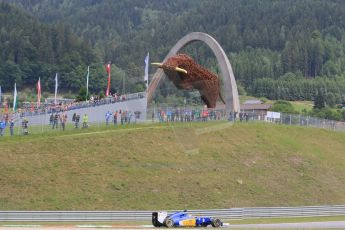 World © Octane Photographic Ltd. Sauber F1 Team C34-Ferrari – Marcus Ericsson. Saturday 20th June 2015, F1 Austrian GP Practice 3, Red Bull Ring, Spielberg, Austria. Digital Ref: 1311CB7D5617