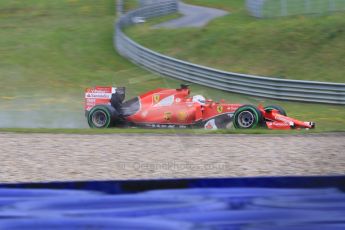 World © Octane Photographic Ltd. Scuderia Ferrari SF15-T– Sebastian Vettel. Saturday 20th June 2015, F1 Austrian GP Practice 3, Red Bull Ring, Spielberg, Austria. Digital Ref: 1311CB7D5788