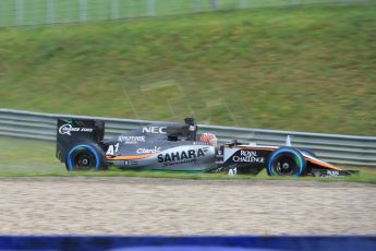 World © Octane Photographic Ltd. Sahara Force India VJM08 – Nico Hulkenberg. Saturday 20th June 2015, F1 Austrian GP Practice 3, Red Bull Ring, Spielberg, Austria. Digital Ref: 1311CB7D5894