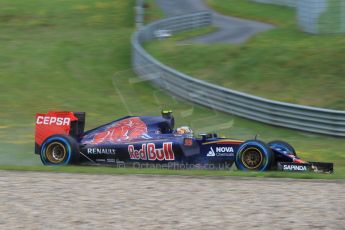 World © Octane Photographic Ltd. Scuderia Toro Rosso STR10 – Carlos Sainz Jnr. Saturday 20th June 2015, F1 Austrian GP Practice 3, Red Bull Ring, Spielberg, Austria. Digital Ref: 1311CB7D5956
