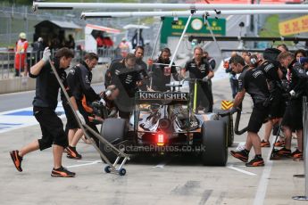 World © Octane Photographic Ltd. Sahara Force India VJM08 – Nico Hulkenberg. Saturday 20th June 2015, F1 Austrian GP Practice 3, Red Bull Ring, Spielberg, Austria. Digital Ref: 1311LB1D7487