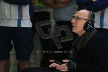 World © Octane Photographic Ltd. Williams Martini Racing - Sir Frank Williams. Saturday 20th June 2015, F1 Austrian GP Practice 3, Red Bull Ring, Spielberg, Austria. Digital Ref: 1311LB1D7538