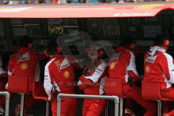 World © Octane Photographic Ltd. Scuderia Ferrari - Maurizio Arrivabene. Saturday 20th June 2015, F1 Austrian GP Practice 3, Red Bull Ring, Spielberg, Austria. Digital Ref: 1311LB1D7749