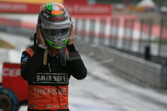 World © Octane Photographic Ltd. Sahara Force India VJM08 – Sergio Perez. Saturday 20th June 2015, F1 Austrian GP Practice 3, Red Bull Ring, Spielberg, Austria. Digital Ref: 1311LB1D7966
