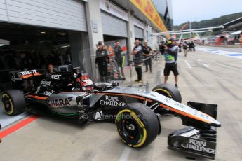 World © Octane Photographic Ltd. Sahara Force India VJM08 – Nico Hulkenberg. Saturday 20th June 2015, F1 Austrian GP Practice 3, Red Bull Ring, Spielberg, Austria. Digital Ref: 1311LW1L3505