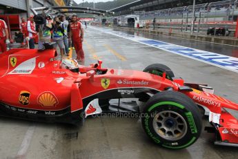 World © Octane Photographic Ltd. Scuderia Ferrari SF15-T– Sebastian Vettel. Saturday 20th June 2015, F1 Austrian GP Practice 3, Red Bull Ring, Spielberg, Austria. Digital Ref: 1311LW1L3610