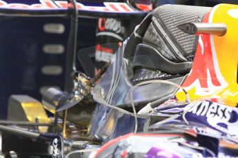 World © Octane Photographic Ltd. Infiniti Red Bull Racing RB11 air intake detail. Saturday 20th June 2015, F1 GP Qualifying Parc Ferme, Red Bull Ring, Spielberg, Austria. Digital Ref: 1312CB7D6259