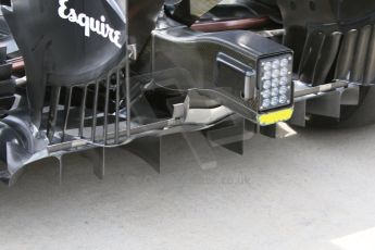 World © Octane Photographic Ltd. Williams Martini Racing FW37 diffusor detail. Saturday 20th June 2015, F1 Austrian GP Qualifying Parc Ferme, Red Bull Ring, Spielberg, Austria. Digital Ref: 1312CB7D6297