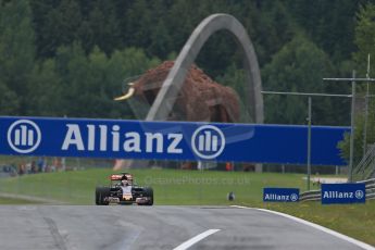 World © Octane Photographic Ltd. Scuderia Toro Rosso STR10 – Max Verstappen. Saturday 20th June 2015, F1 Austrian GP Qualifying, Red Bull Ring, Spielberg, Austria. Digital Ref: 1312LB1D7999