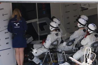 World © Octane Photographic Ltd. Williams Martini Racing - Pit Crew. Sunday 21st June 2015, F1 Austrian GP Race, Red Bull Ring, Spielberg, Austria. Digital Ref: 1319CB7D7680