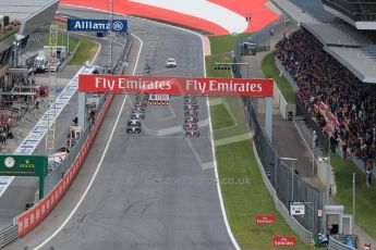 World © Octane Photographic Ltd. Mercedes AMG Petronas F1 W06 Hybrid – Lewis Hamilton and Nico Rosberg. Sunday 21st June 2015, F1 Austrian GP Race, Red Bull Ring, Spielberg, Austria. Digital Ref: 1319LB1D9350