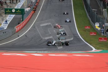 World © Octane Photographic Ltd. Mercedes AMG Petronas F1 W06 Hybrid – Nico Rosberg. Sunday 21st June 2015, F1 Race, Red Bull Ring, Spielberg, Austria. Digital Ref: 1319LB1D9496