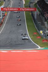 World © Octane Photographic Ltd. Mercedes AMG Petronas F1 W06 Hybrid – Nico Rosberg behind safety car. Sunday 21st June 2015, F1 Race, Red Bull Ring, Spielberg, Austria. Digital Ref:1319LB1D9567