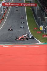 World © Octane Photographic Ltd. Scuderia Ferrari SF15-T– Sebastian Vettel. Sunday 21st June 2015, F1 Austrian GP Race, Red Bull Ring, Spielberg, Austria. Digital Ref: 1319LB1D9592