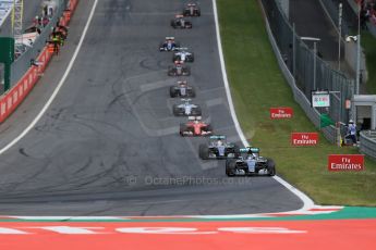 World © Octane Photographic Ltd. Mercedes AMG Petronas F1 W06 Hybrid – Nico Rosberg. Sunday 21st June 2015, F1 Race, Red Bull Ring, Spielberg, Austria. Digital Ref: 1319LB1D9699