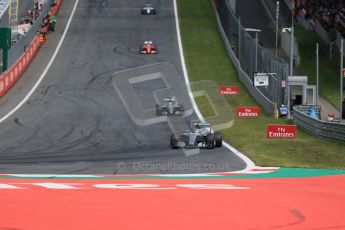 World © Octane Photographic Ltd. Mercedes AMG Petronas F1 W06 Hybrid – Nico Rosberg. Sunday 21st June 2015, F1 Race, Red Bull Ring, Spielberg, Austria. Digital Ref: 1319LB1D9752