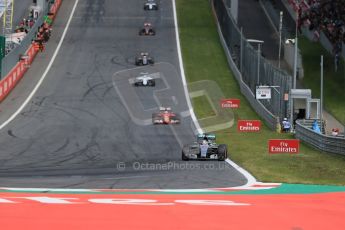 World © Octane Photographic Ltd. Mercedes AMG Petronas F1 W06 Hybrid – Lewis Hamilton. Sunday 21st June 2015, F1 Austrian GP Race, Red Bull Ring, Spielberg, Austria. Digital Ref: 1319LB1D9757