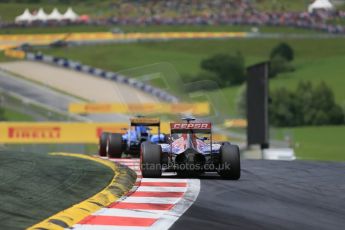 World © Octane Photographic Ltd. Scuderia Toro Rosso STR10 – Carlos Sainz Jnr. Sunday 21st June 2015, F1 Austrian GP Race, Red Bull Ring, Spielberg, Austria. Digital Ref: 1319LB1D9918