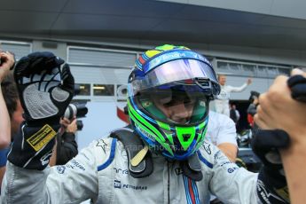 World © Octane Photographic Ltd. Williams Martini Racing FW37 – Felipe Massa. Sunday 21st June 2015, F1 Austrian GP Race Podium, Red Bull Ring, Spielberg, Austria. Digital Ref: 1320LW1L4176