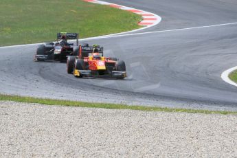 World © Octane Photographic Ltd. Friday 19th June 2015. Racing Engineering – Alexander Rossi and Rapax – Robert Visoiu. GP2 Qualifying – Red Bull Ring, Spielberg, Austria. Digital Ref. : 1307CB7D4035