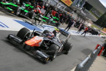 World © Octane Photographic Ltd. Sunday 21st June 2015. Trident – Rene Binder. GP2 Race 2 – Red Bull Ring, Spielberg, Austria. Digital Ref. : 1317CB5D5405