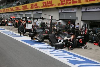 World © Octane Photographic Ltd. Sunday 21st June 2015. ART Grand Prix – Stoffel Vandoorne and Nobuharu Matsushita. GP2 Race 2 – Red Bull Ring, Spielberg, Austria. Digital Ref. : 1317CB5D5421
