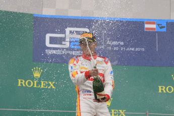 World © Octane Photographic Ltd. Sunday 21st June 2015. Campos Racing – Rio Haryanto. GP2 Race 2 – Red Bull Ring, Spielberg, Austria. Digital Ref. : 1317CB7D7385
