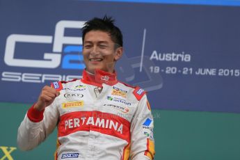 World © Octane Photographic Ltd. Sunday 21st June 2015. Campos Racing – Rio Haryanto. GP2 Race 2 – Red Bull Ring, Spielberg, Austria. Digital Ref. : 1317LB1D9116