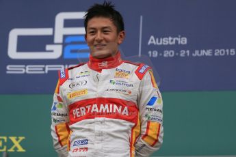 World © Octane Photographic Ltd. Sunday 21st June 2015. Campos Racing – Rio Haryanto. GP2 Race 2 – Red Bull Ring, Spielberg, Austria. Digital Ref. : 1317LB1D9134