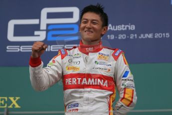 World © Octane Photographic Ltd. Sunday 21st June 2015. Campos Racing – Rio Haryanto. GP2 Race 2 – Red Bull Ring, Spielberg, Austria. Digital Ref. : 1317LB1D9165