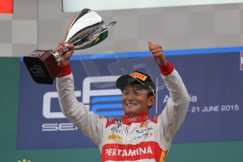 World © Octane Photographic Ltd. Sunday 21st June 2015. Campos Racing – Rio Haryanto. GP2 Race 2 – Red Bull Ring, Spielberg, Austria. Digital Ref. : 1317LB1D9178