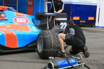 World © Octane Photographic Ltd. Friday 19th June 2015. Jenzer Motorsport – Ralph Boschung. GP3 Practice tyre change – Red Bull Ring, Spielberg, Austria. Digital Ref. : 1309CB5D4714