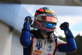 World © Octane Photographic Ltd. Sunday 21st June 2015. Trident – Oscar Tunjo. GP3 Race 2 – Red Bull Ring, Spielberg, Austria. Digital Ref. : 1316CB7D6881