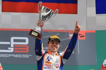World © Octane Photographic Ltd. Sunday 21st June 2015. Trident – Oscar Tunjo. GP3 Race 2 – Red Bull Ring, Spielberg, Austria. Digital Ref. : 1316CB7D6953