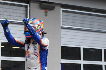 World © Octane Photographic Ltd. Sunday 21st June 2015. Trident – Oscar Tunjo. GP3 Race 2 – Red Bull Ring, Spielberg, Austria. Digital Ref. : 1316LW1L3803