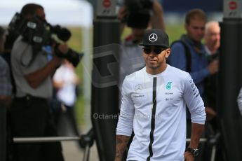 World © Octane Photographic Ltd. Mercedes AMG Petronas F1 W06 Hybrid – Lewis Hamilton. Sunday 21st June 2015, F1 Austrian GP Paddock, Red Bull Ring, Spielberg, Austria. Digital Ref: 1315LB1D8826