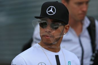 World © Octane Photographic Ltd. Mercedes AMG Petronas F1 W06 Hybrid – Lewis Hamilton. Sunday 21st June 2015, F1 Austrian GP Paddock, Red Bull Ring, Spielberg, Austria. Digital Ref: 1315LB1D8840