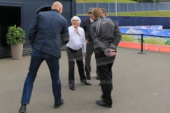 World © Octane Photographic Ltd. Bernie Ecclestone. Sunday 21st June 2015, F1 GP Paddock, Red Bull Ring, Spielberg, Austria. Digital Ref: 1315LW1L3783