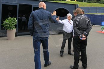 World © Octane Photographic Ltd. Bernie Ecclestone. Sunday 21st June 2015, F1 GP Paddock, Red Bull Ring, Spielberg, Austria. Digital Ref: 1315LW1L3785