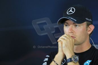 World © Octane Photographic Ltd. Mercedes AMG Petronas F1 W06 Hybrid – Nico Rosberg. Thursday 18th June 2015, F1 Thursday Drivers’ Press Conference, Red Bull Ring, Spielberg, Austria. Digital Ref: 1303LB1D4916