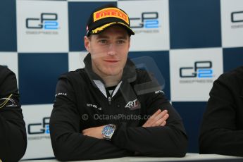 World © Octane Photographic Ltd. Saturday 20th June 2015. ART Grand Prix – Stoffel Vandoorne. GP2 Race 1 - Press Conference – Red Bull Ring, Spielberg, Austria. Digital Ref. : 1313CB5D5293