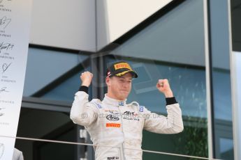 World © Octane Photographic Ltd. Saturday 20th June 2015. ART Grand Prix – Stoffel Vandoorne. GP2 Race 1 - Podium– Red Bull Ring, Spielberg, Austria. Digital Ref. : 1313CB7D6523