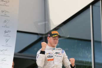 World © Octane Photographic Ltd. Saturday 20th June 2015. ART Grand Prix – Stoffel Vandoorne. GP2 Race 1 - Podium– Red Bull Ring, Spielberg, Austria. Digital Ref. : 1313CB7D6527