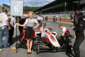 World © Octane Photographic Ltd. Saturday 20th June 2015. ART Grand Prix – Esteban Ocon. GP3 Race 1 grid – Red Bull Ring, Spielberg, Austria. Digital Ref. : 1314CB5D5265
