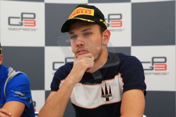 World © Octane Photographic Ltd. Saturday 20th June 2015. Trident – Luca Ghiotto (1st). GP3 Race 1 Press Conference – Red Bull Ring, Spielberg, Austria. Digital Ref. : 1314CB5D5308