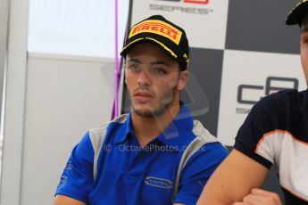 World © Octane Photographic Ltd. Saturday 20th June 2015. Carlin – Antonio Fuoco (3rd). GP3 Race 1 Press Conference – Red Bull Ring, Spielberg, Austria. Digital Ref. : 1314CB5D5311