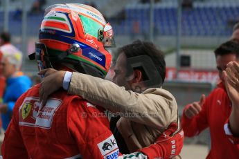 World © Octane Photographic Ltd. Saturday 20th June 2015. Carlin – Antonio Fuoco. GP3 Race 1 Parc Ferme – Red Bull Ring, Spielberg, Austria. Digital Ref. : 1314LB1D8621