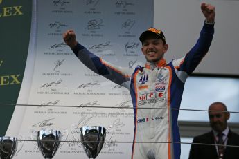World © Octane Photographic Ltd. Saturday 20th June 2015. Trident – Luca Ghiotto (1st). GP3 Race 1Podium – Red Bull Ring, Spielberg, Austria. Digital Ref. : 1314LB1D8666