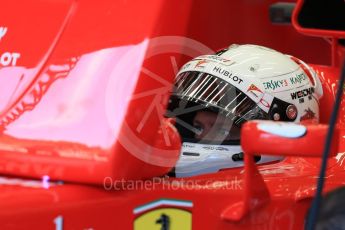 World © Octane Photographic Ltd. Scuderia Ferrari SF15-T – Sebastian Vettel. Saturday 22nd August 2015, F1 Belgian GP Practice 3, Spa-Francorchamps, Belgium. Digital Ref: 1376LB1D0094